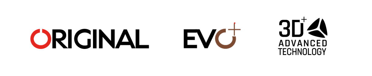 Logo's: Origineel / Evo+ / 3D+